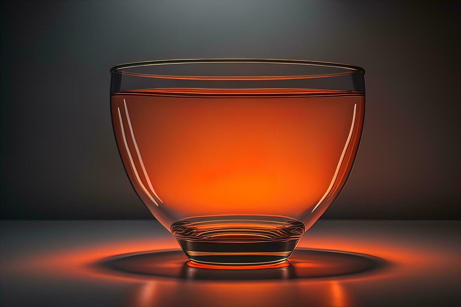 coloré verre pot sur une foncé Contexte. ai génératif photo