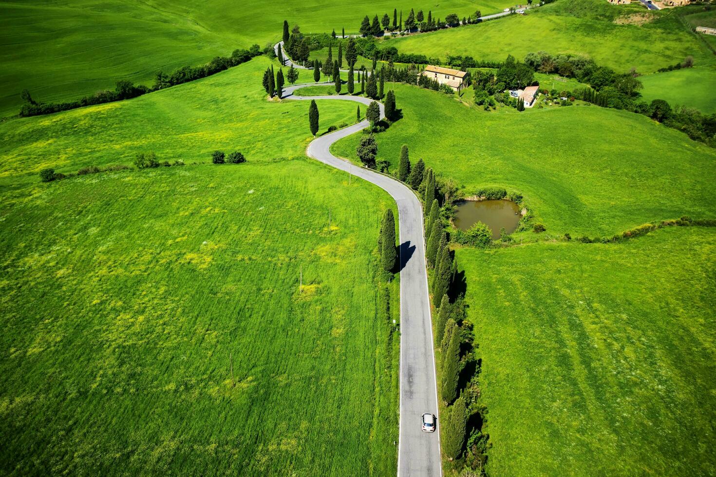 route de montichiello Sienne photo