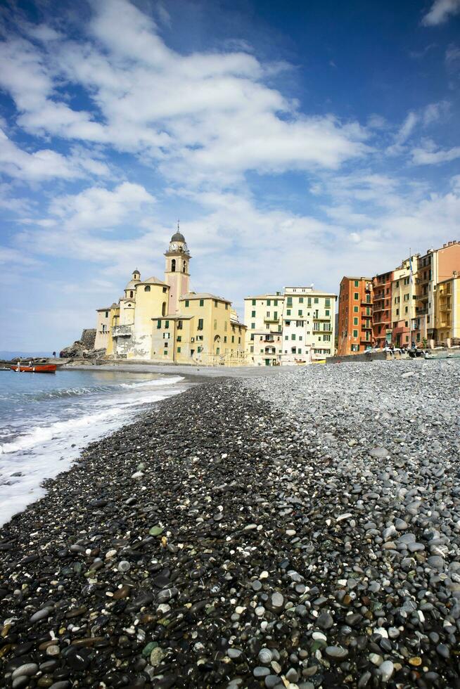 le caractéristique village de camogli Gênes Italie photo