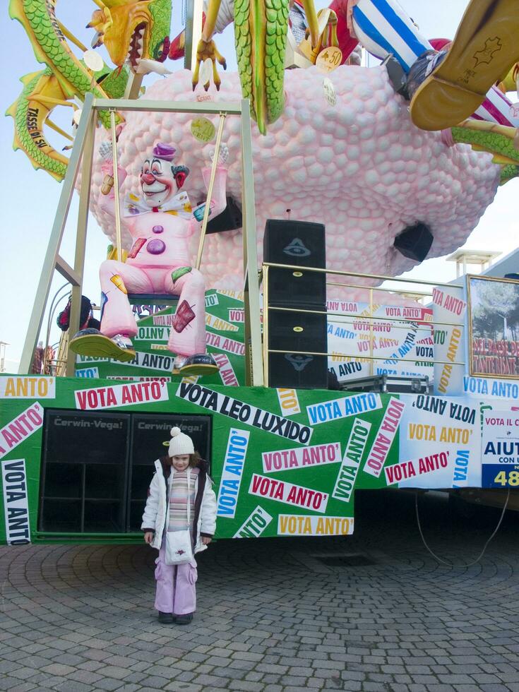 détails de le masques de le carnaval de viareggio photo