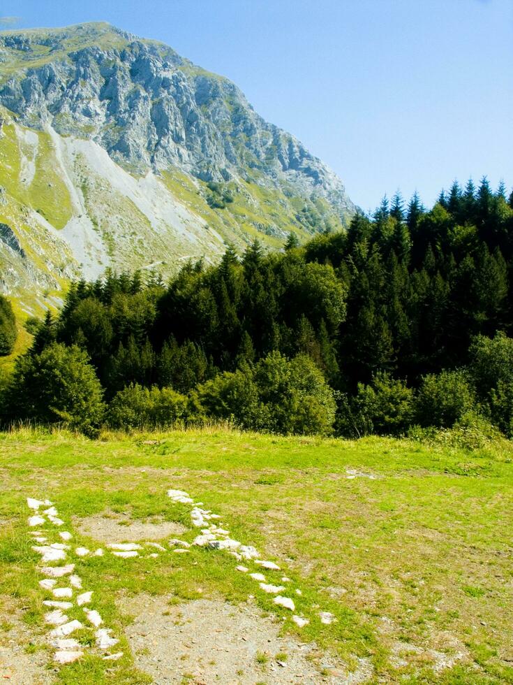 sur le routes de le apuan Alpes Italie photo