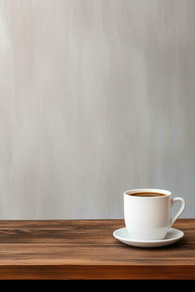 minimaliste Contexte avec tasse de café photo