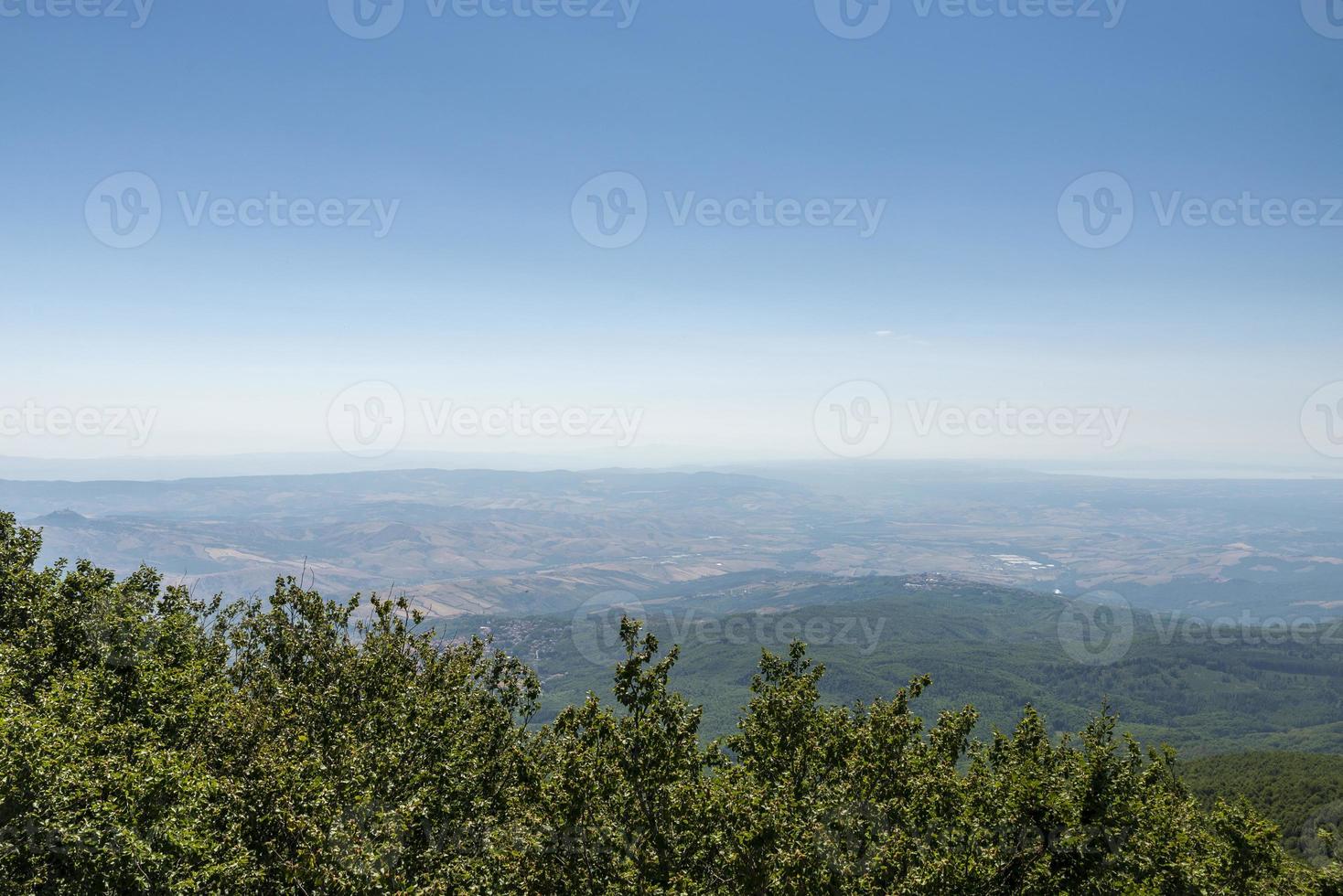 sommet du mont amiata et son panorama photo