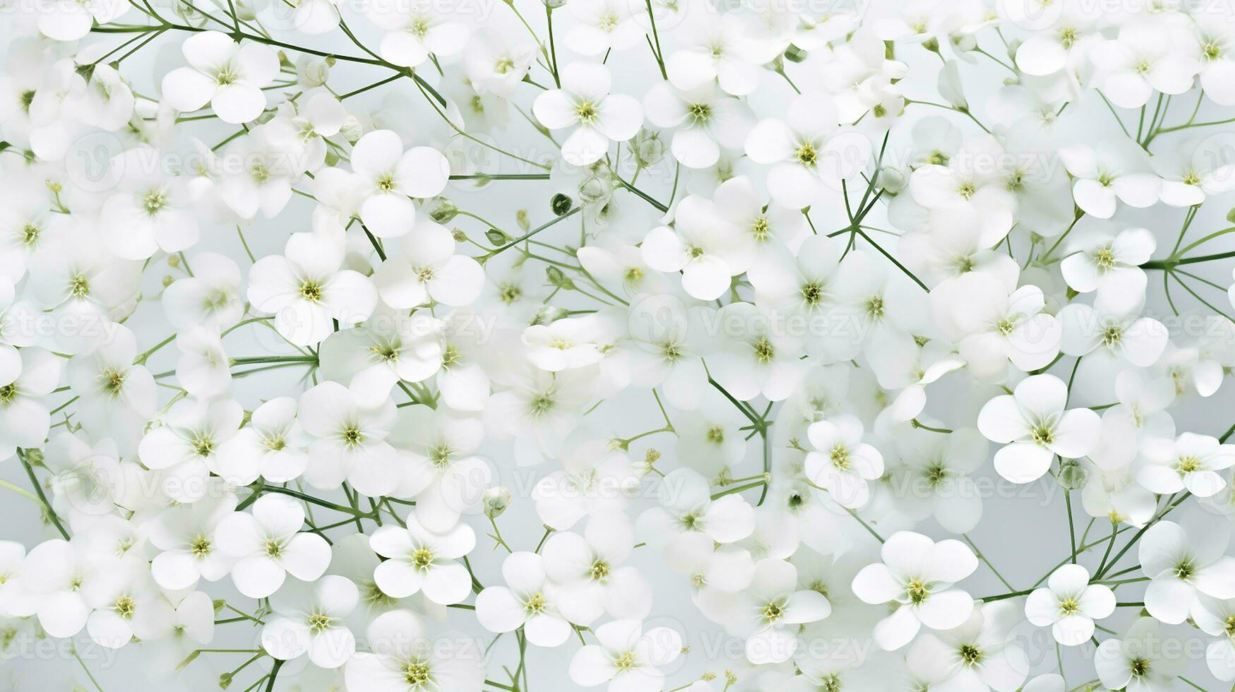 gypsophile fleur à motifs Contexte. fleur texture Contexte. génératif ai photo