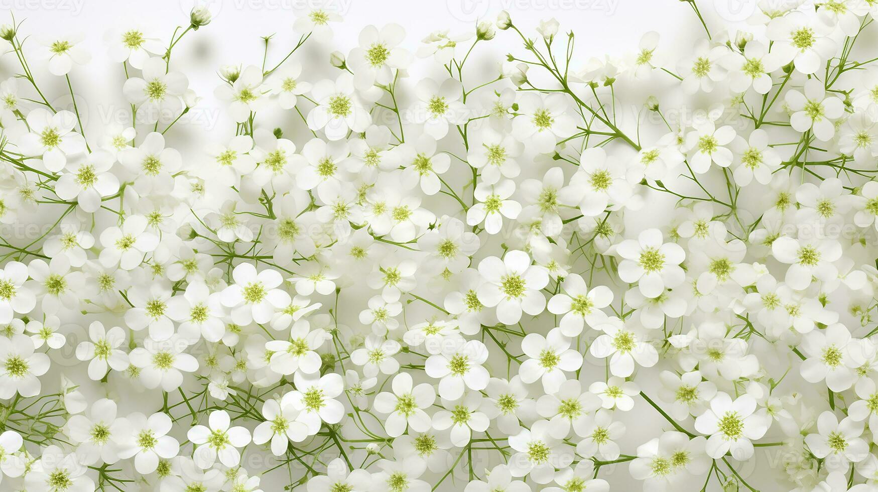 gypsophile fleur à motifs Contexte. fleur texture Contexte. génératif ai photo