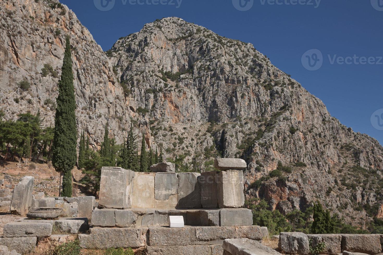 site archéologique de delphi, grèce photo