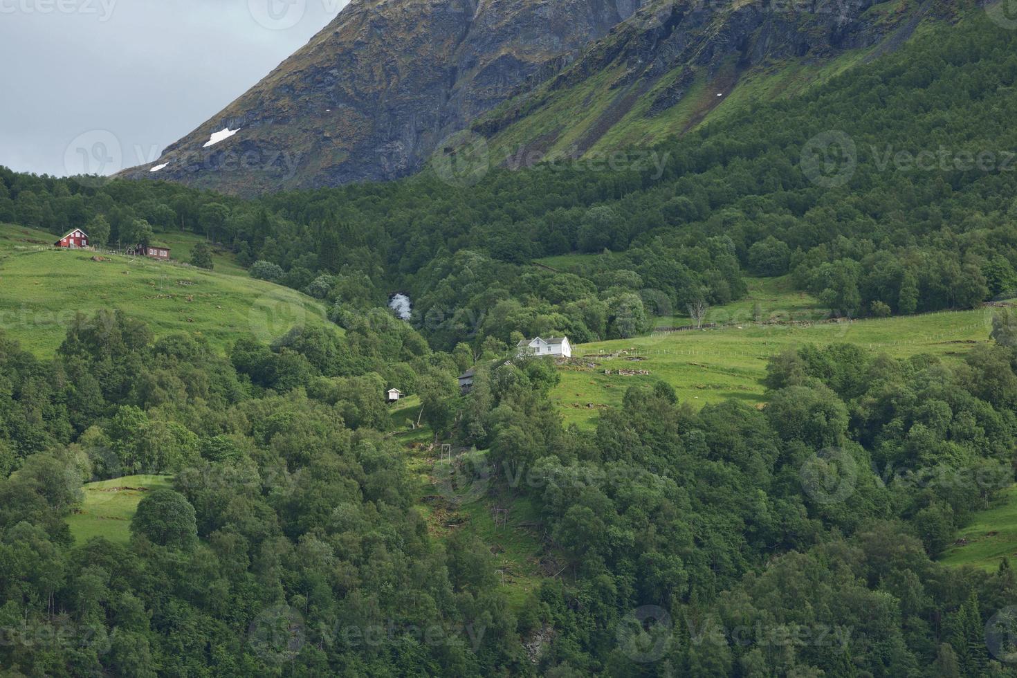 paysage au fjord de geiranger en norvège photo