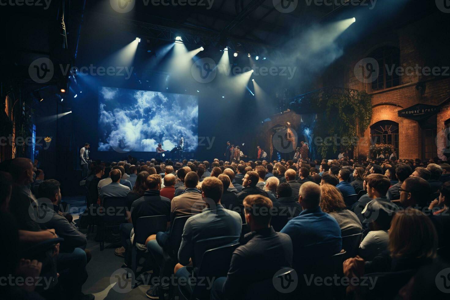 conférence et présentation sur salle. génératif ai photo