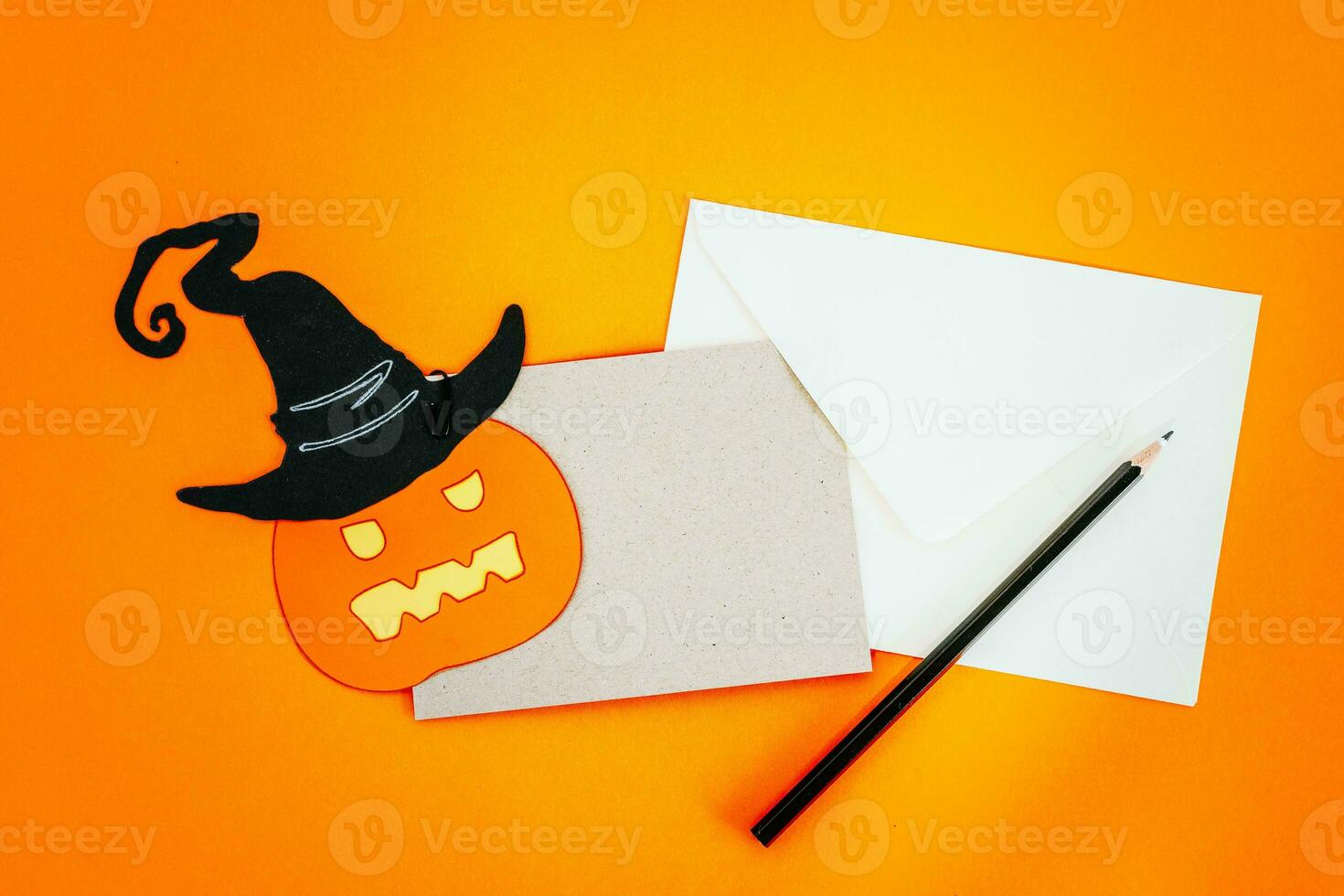 Halloween fête invitations. Halloween concept. photo