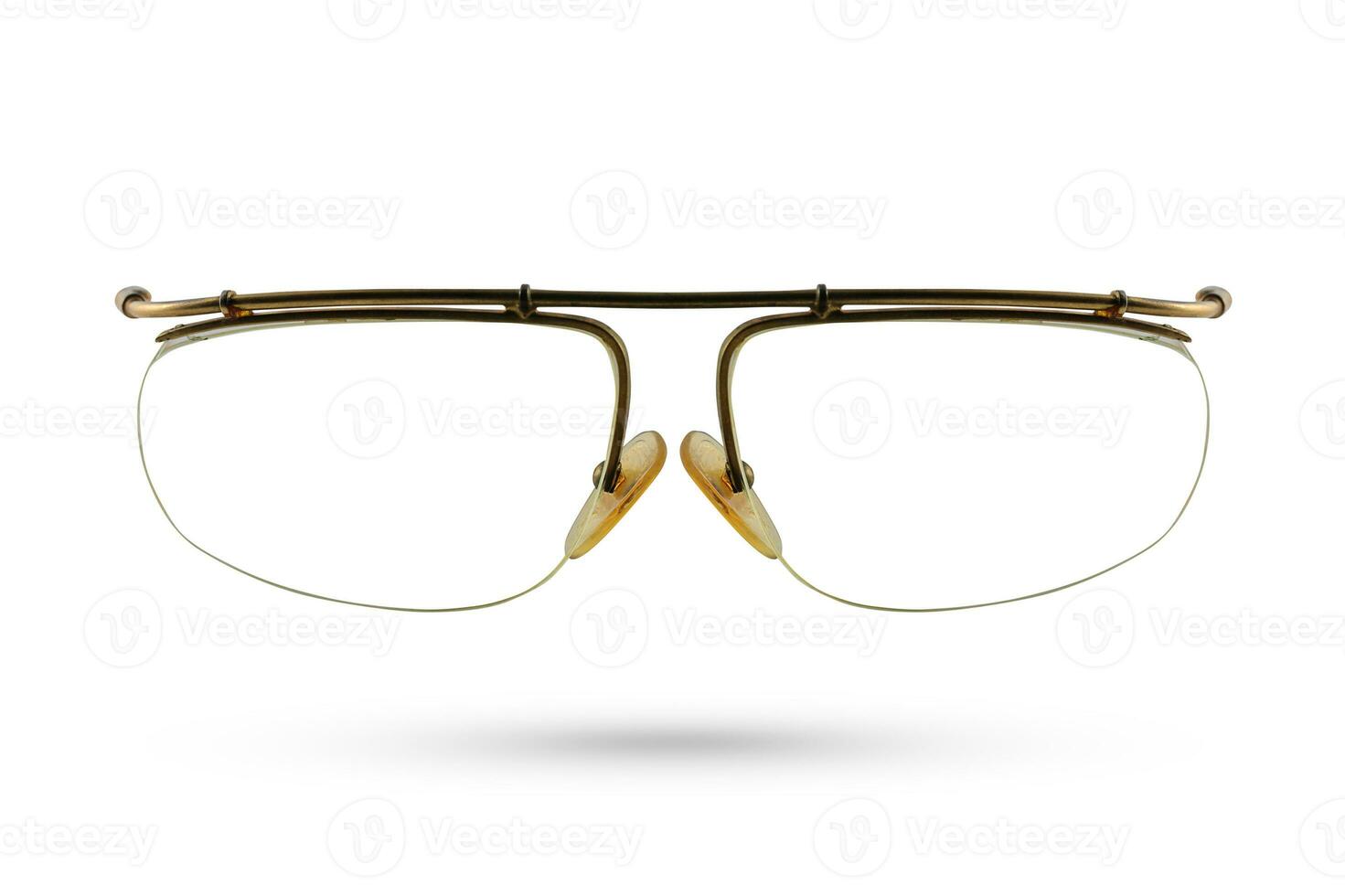classique mode lunettes style isolé sur blanc Contexte. photo