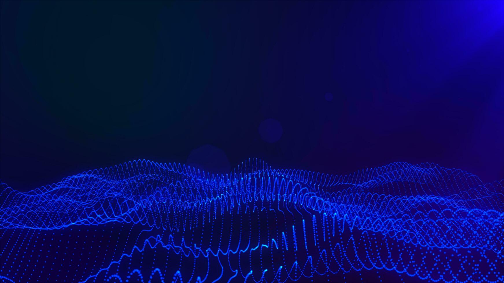 filage bleu espace particule former, futuriste néon graphique arrière-plan, énergie 3d abstrait art élément illustration, La technologie artificiel intelligence fond d'écran photo