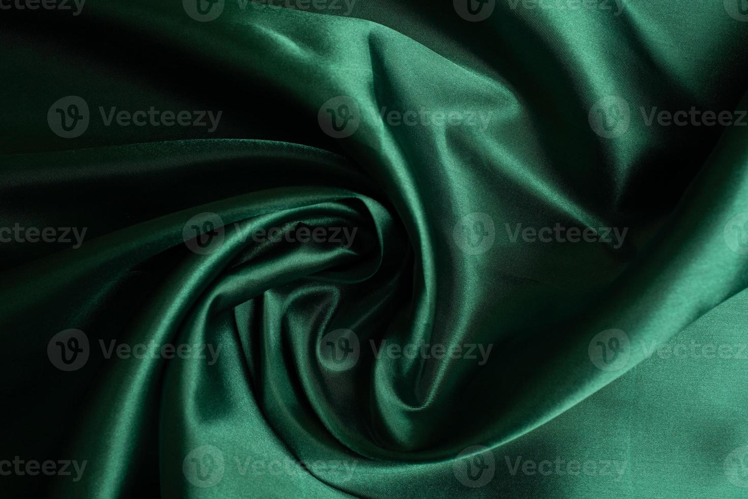 Fond de texture de tissu vert, résumé, texture de gros plan de tissu photo