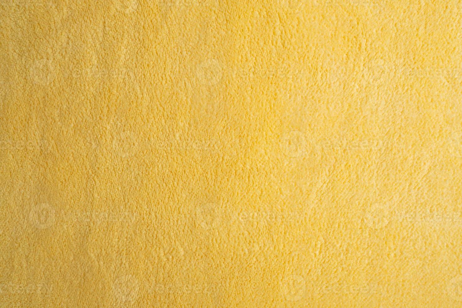 Fond de texture de tissu jaune, résumé, texture de gros plan de tissu photo