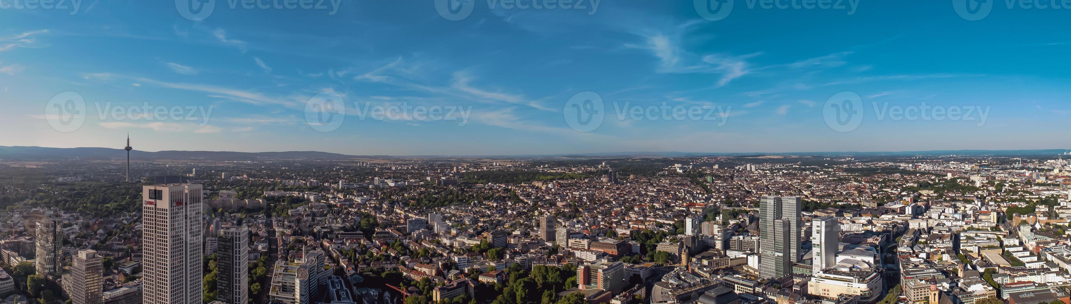 Francfort-sur-le-Main, Allemagne, Europe, le centre financier du pays. photo