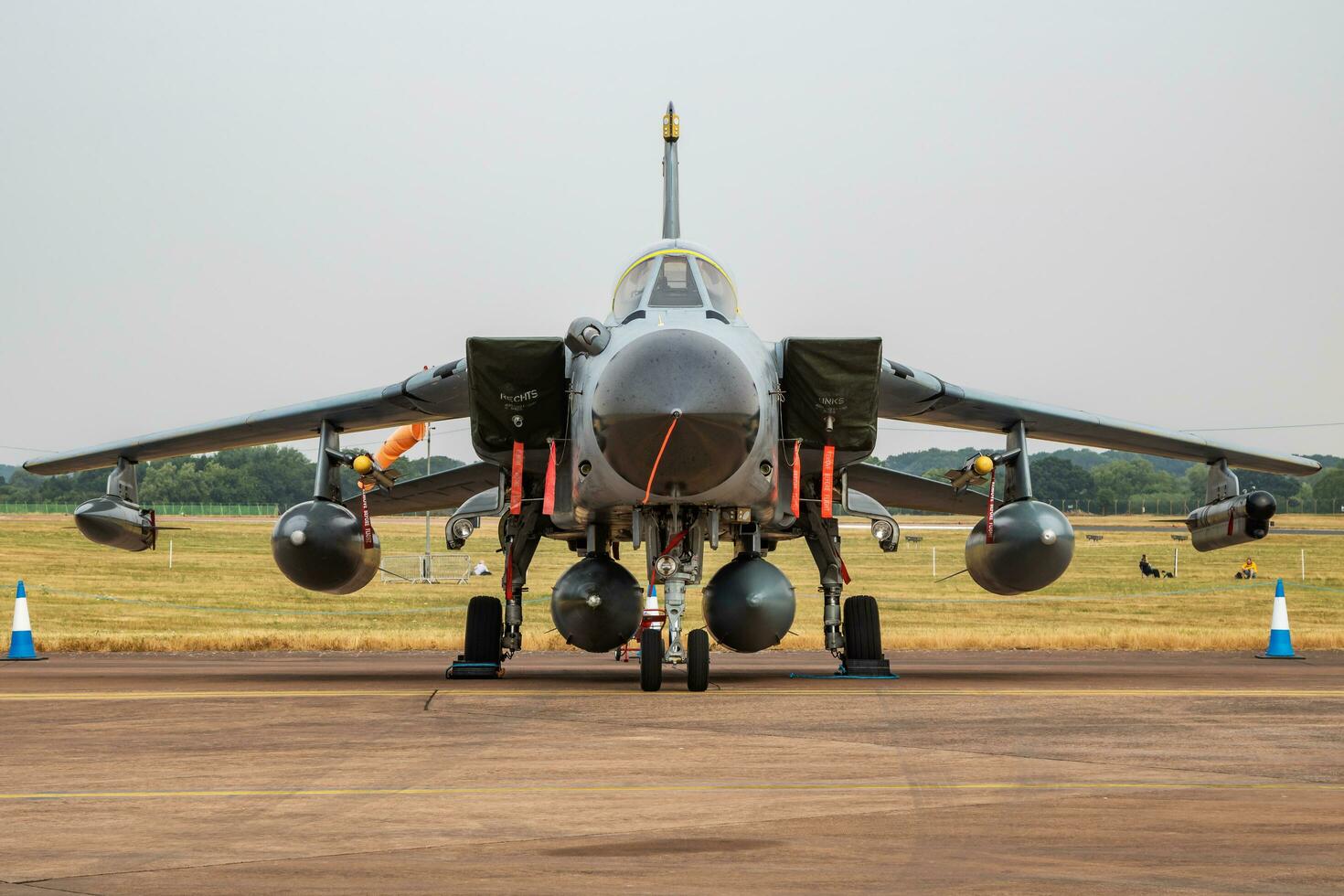 allemand air Obliger luftwaffe panavia tornade identifiants 4465 combattant jet statique afficher à riat Royal international air tatouage 2018 salon de l'aéronautique photo