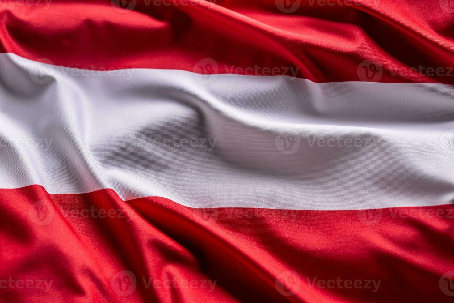 agitant drapeau de L'Autriche. nationale symbole de pays et Etat photo