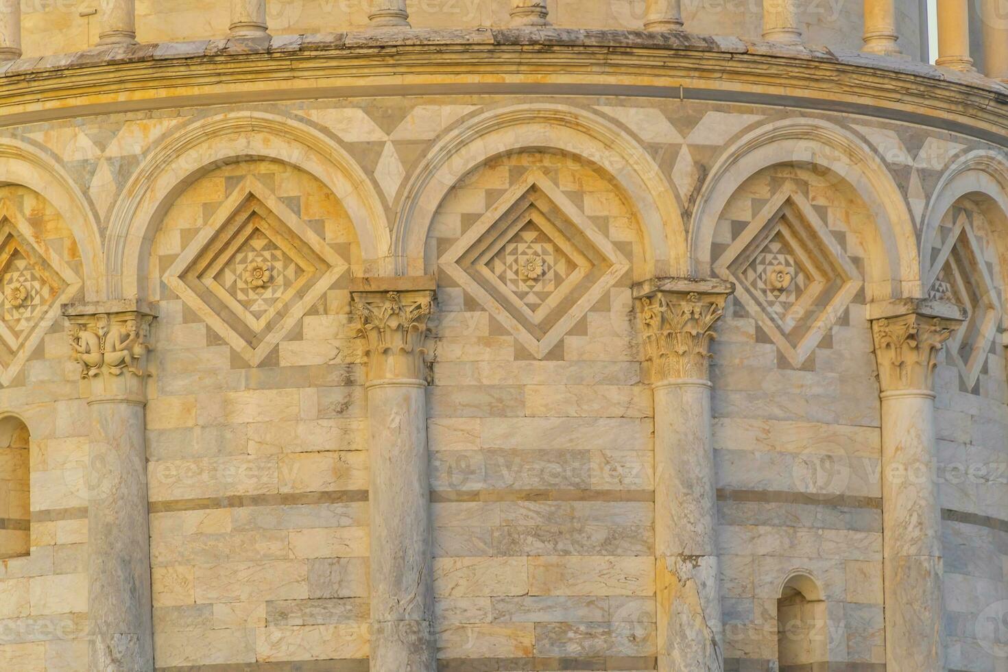 Cathédrale de Pise et la tour penchée de Pise photo