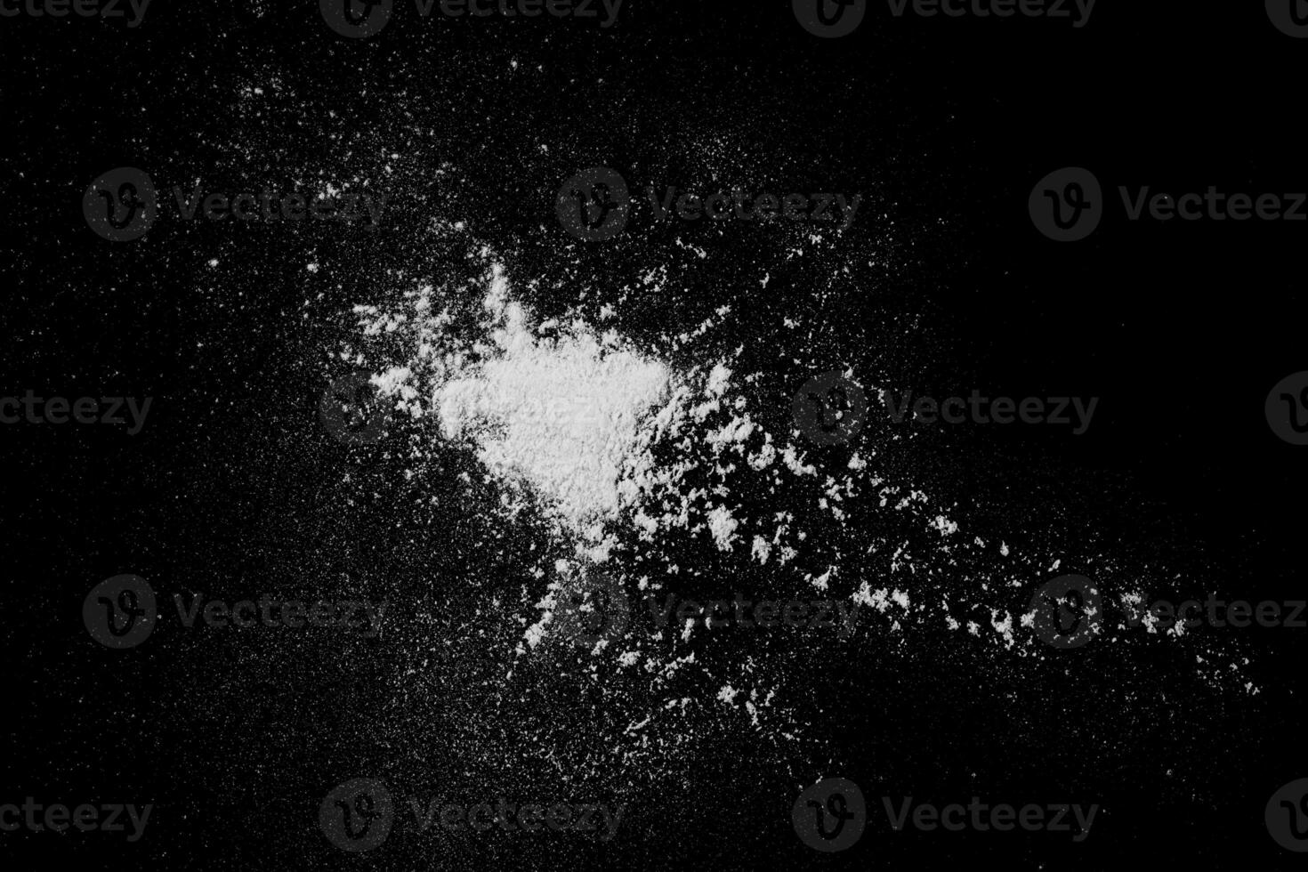 abstrait blanc explosion poussière texture isolé photo