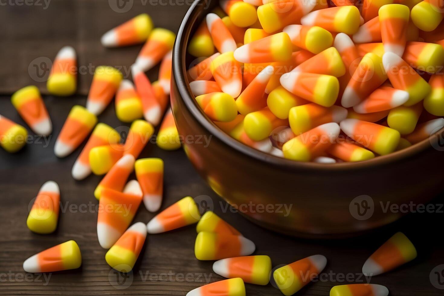 bonbons blé dans une bol ai génératif image photo