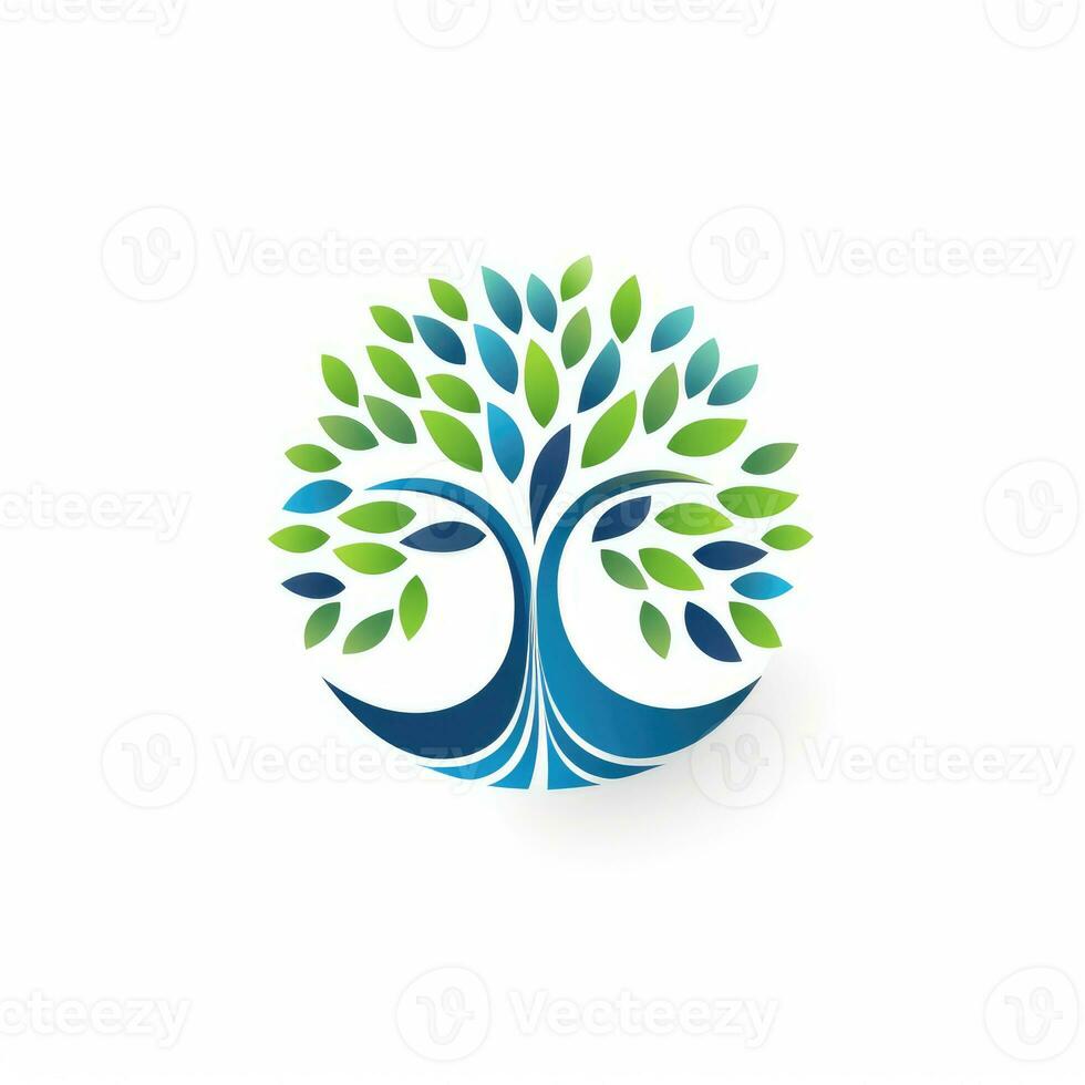écologie logo conception modèle. abstrait arbre icône photo