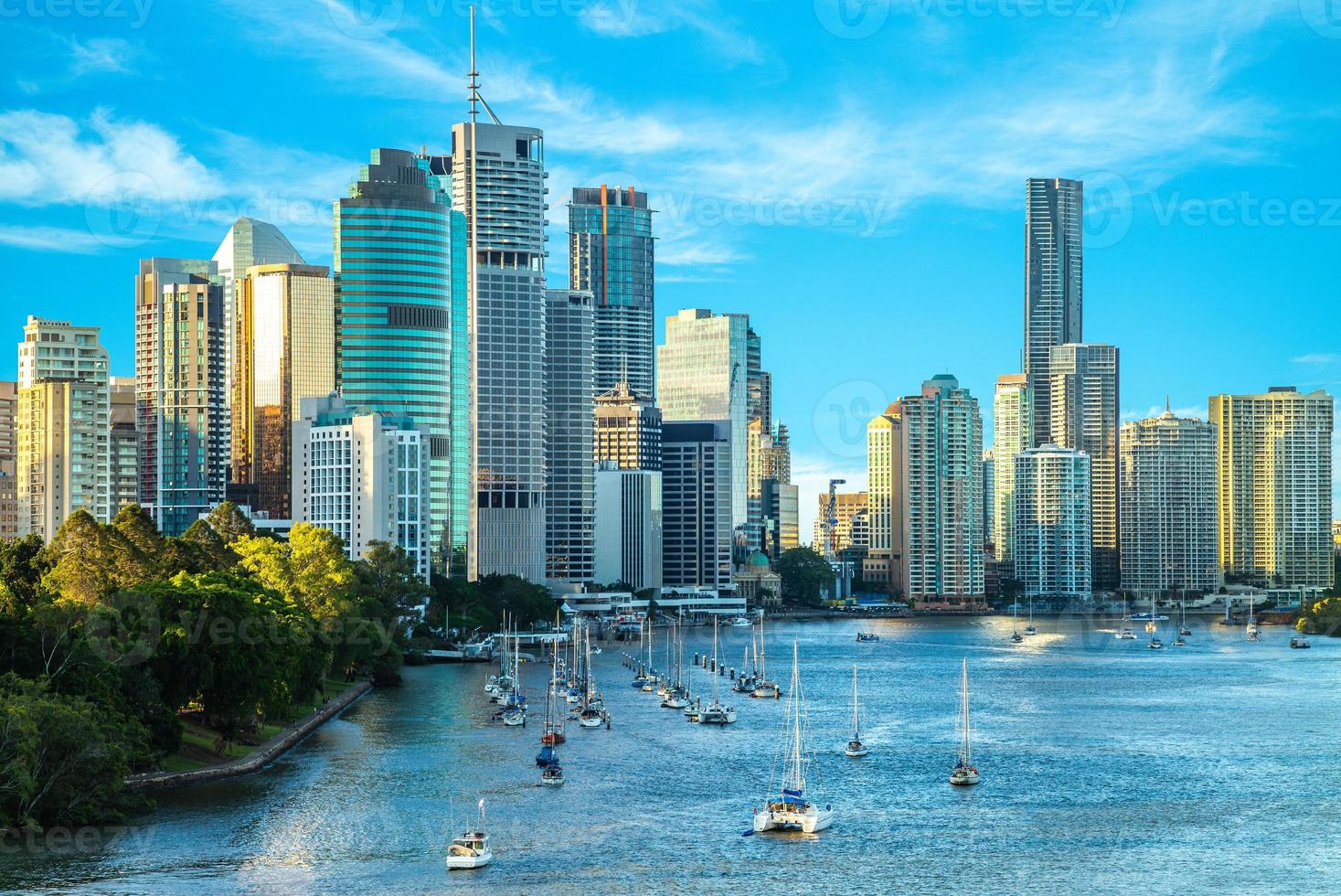 Horizon de Brisbane dans le Queensland, Australie photo