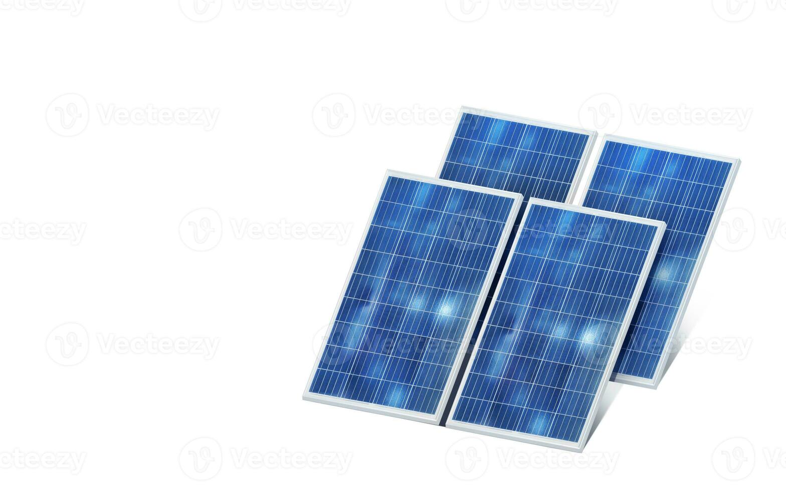 panneau solaire système de générateur solaire technologie propre pour un avenir meilleur photo