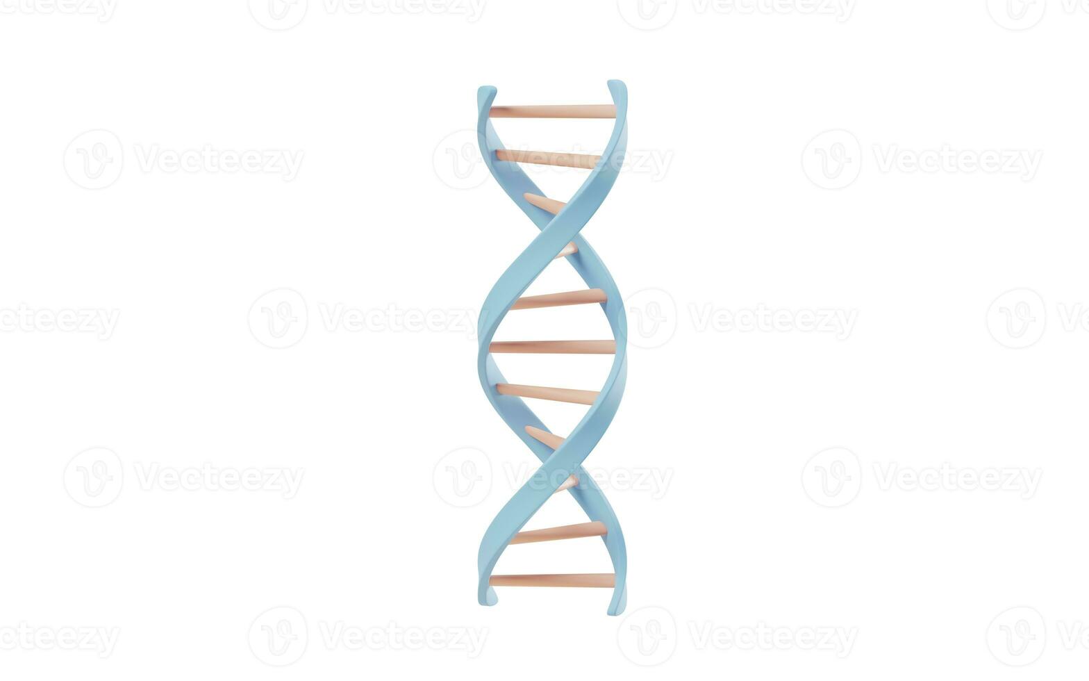 ADN et biotechnologie concept, 3d le rendu. photo