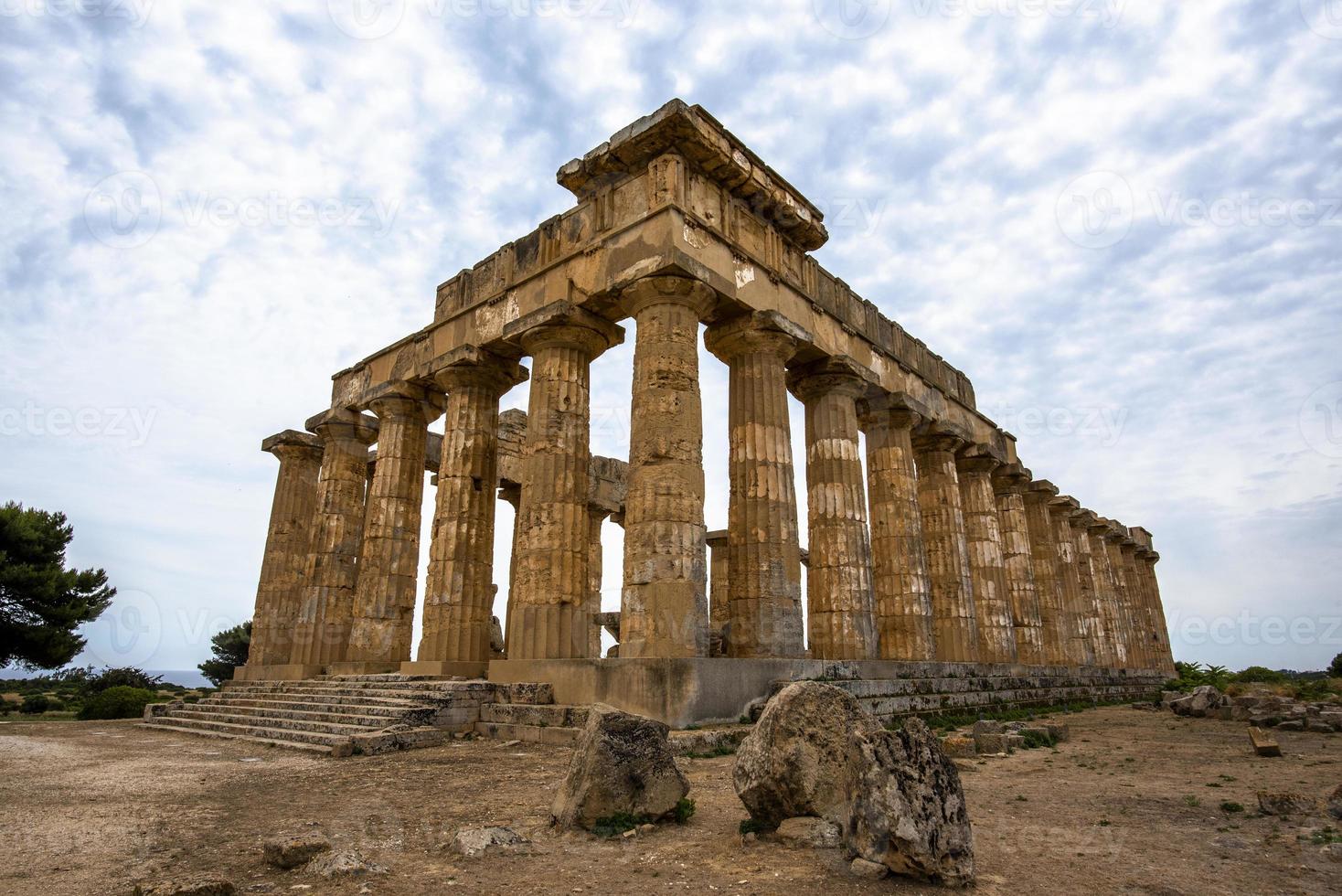 Ruines de Sélinonte en Sicile, Italie photo