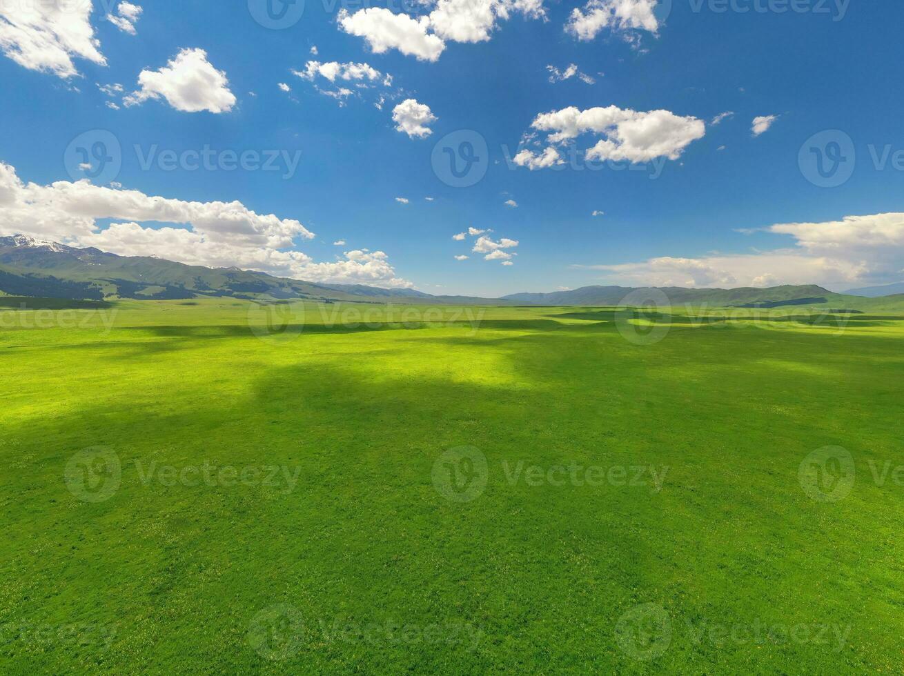 Nalati prairie avec le bleu ciel. photo