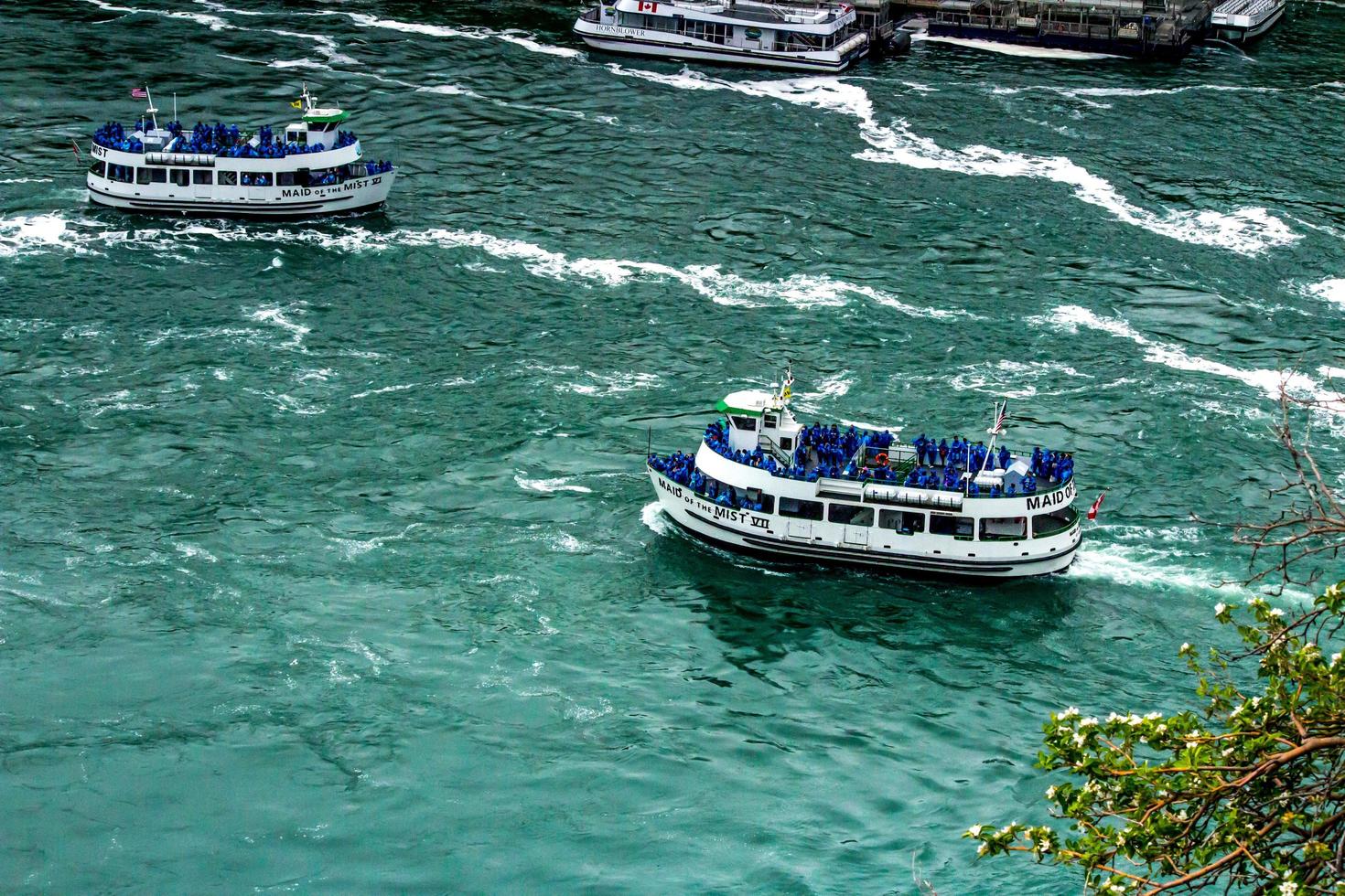Les bateaux demoiselle des brumes aux chutes du Niagara photo