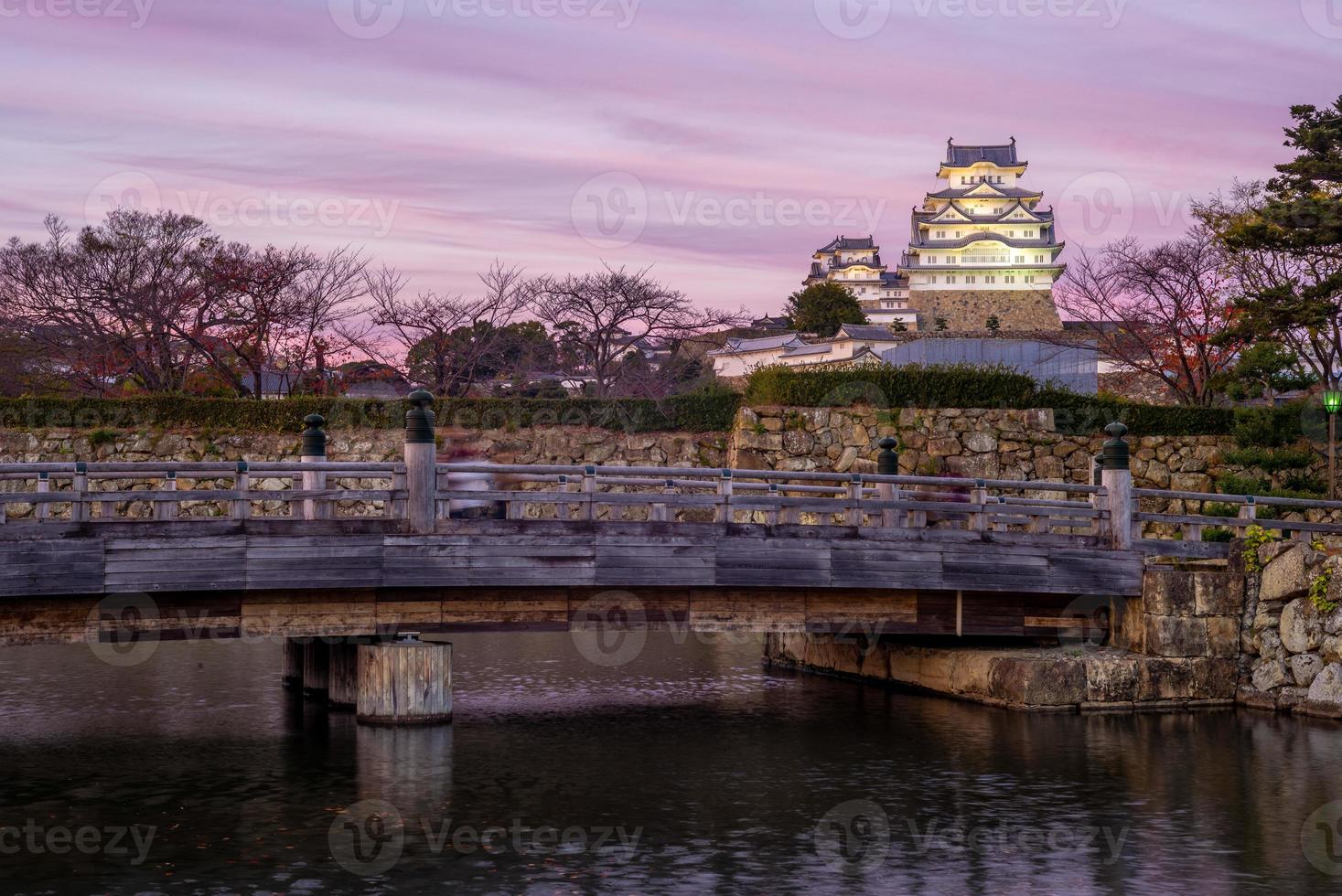 Château de himeji aka château d'aigrettes blanches à Hyogo, Japon photo