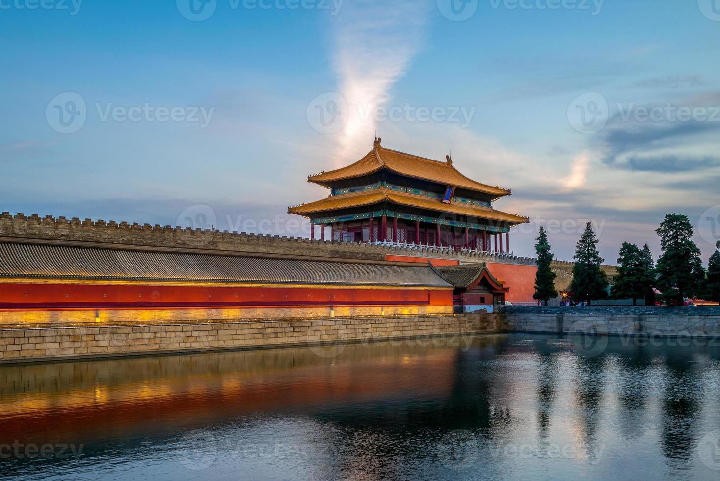 Porte de la puissance divine de la cité interdite, Pékin, Chine photo