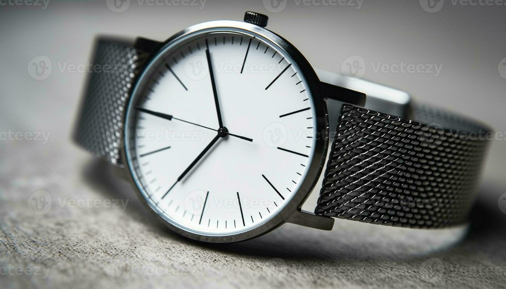 élégant montre-bracelet, mode accessoire, précis temps, luxe, moderne conception généré par ai photo