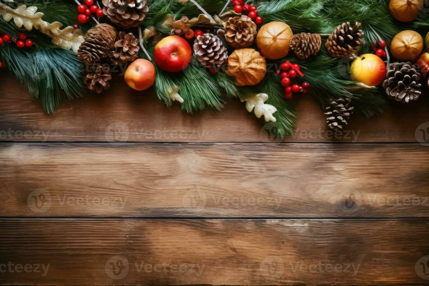 Créatif Noël décoration pour projets - génératif ai photo