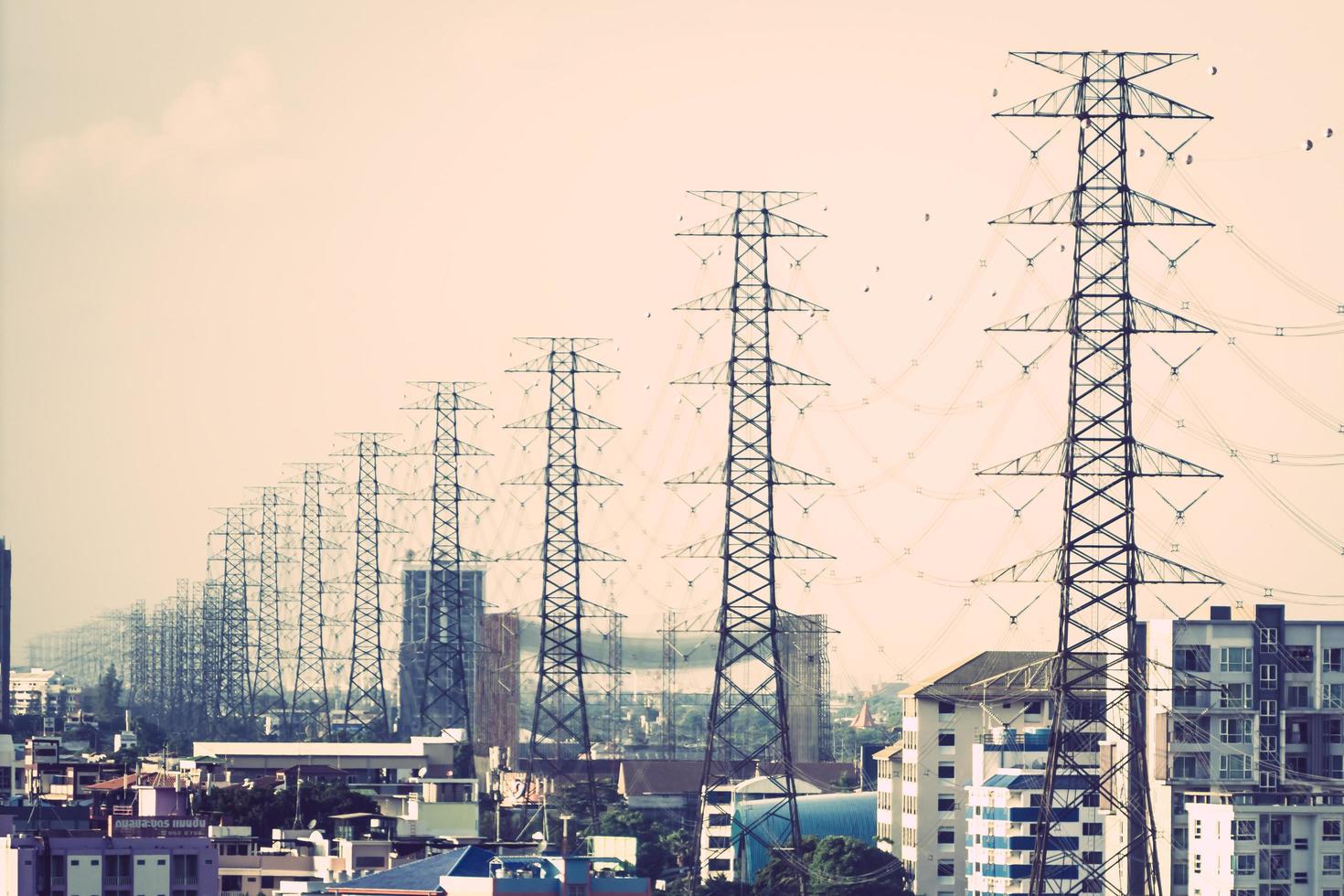 électricité et haute tension photo