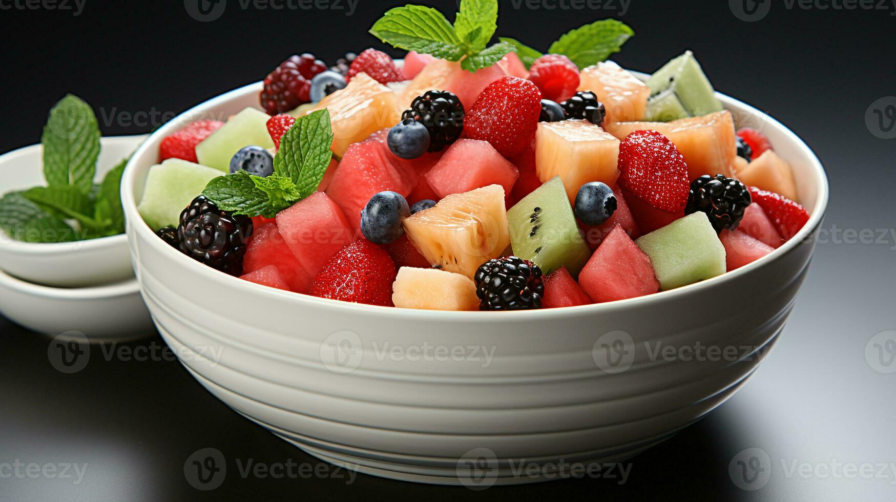 Frais et sucré fruit salade photo