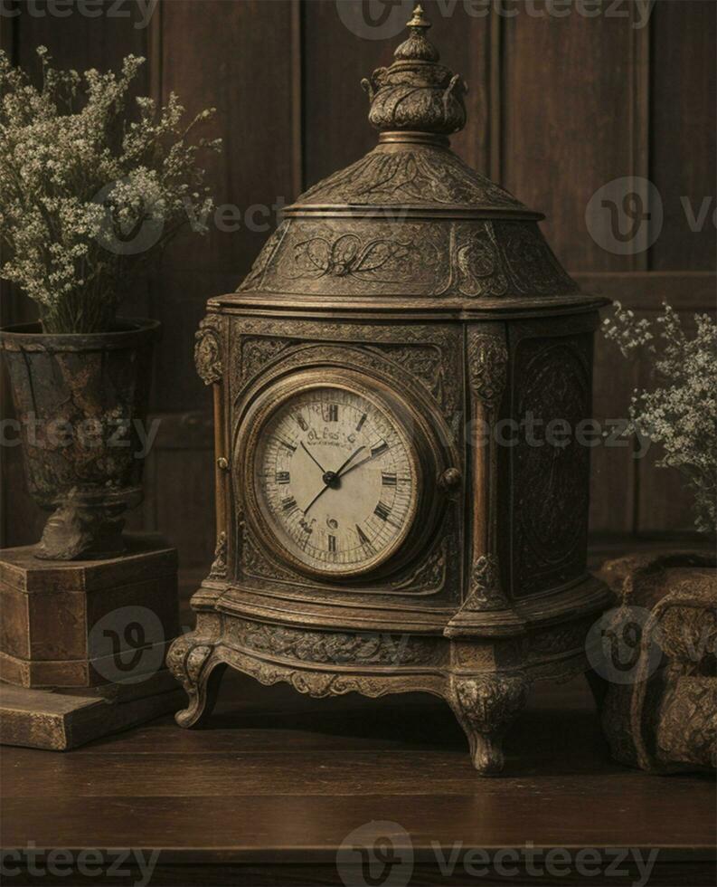 antique vieux l'horloge photo