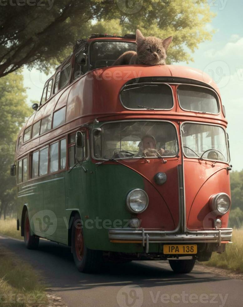 autobus dans route photo