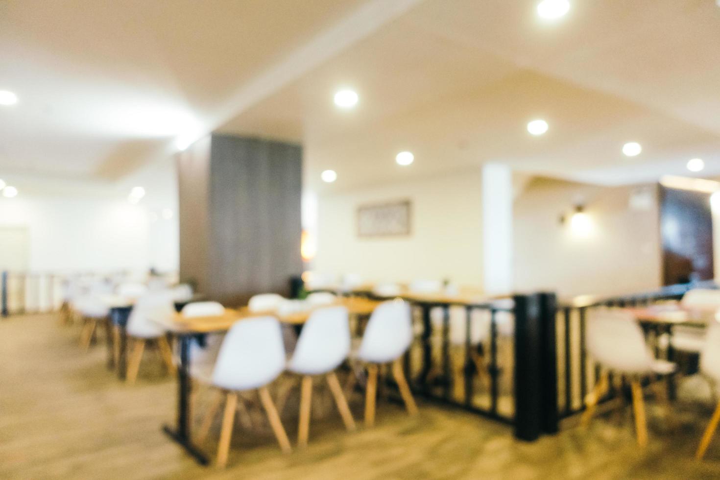 restaurant flou abstrait et défocalisé avec bar et café-restaurant photo