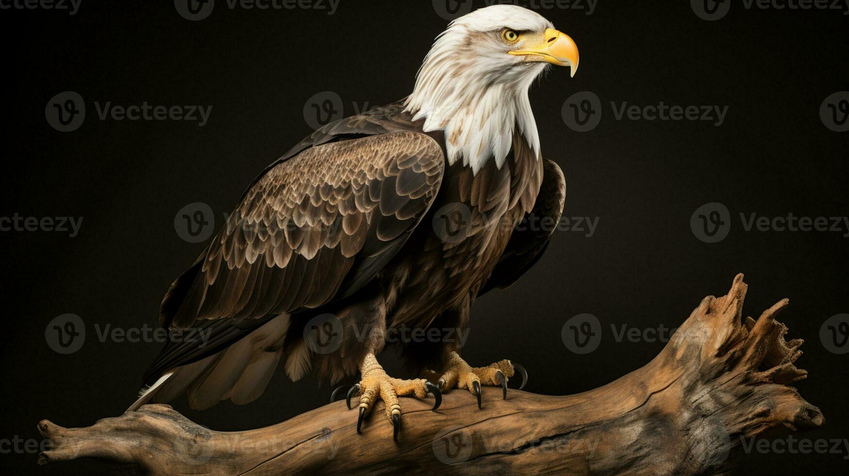 mature américain chauve aigle, portrait de faune photo