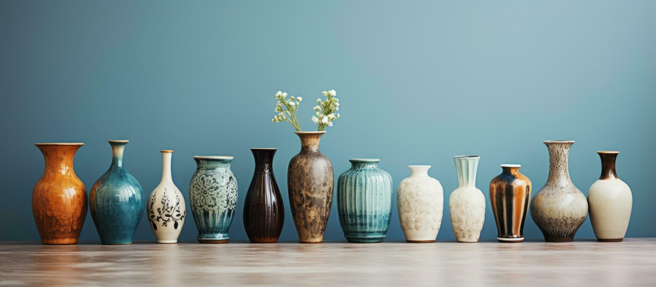 divers magnifique céramique des vases photo
