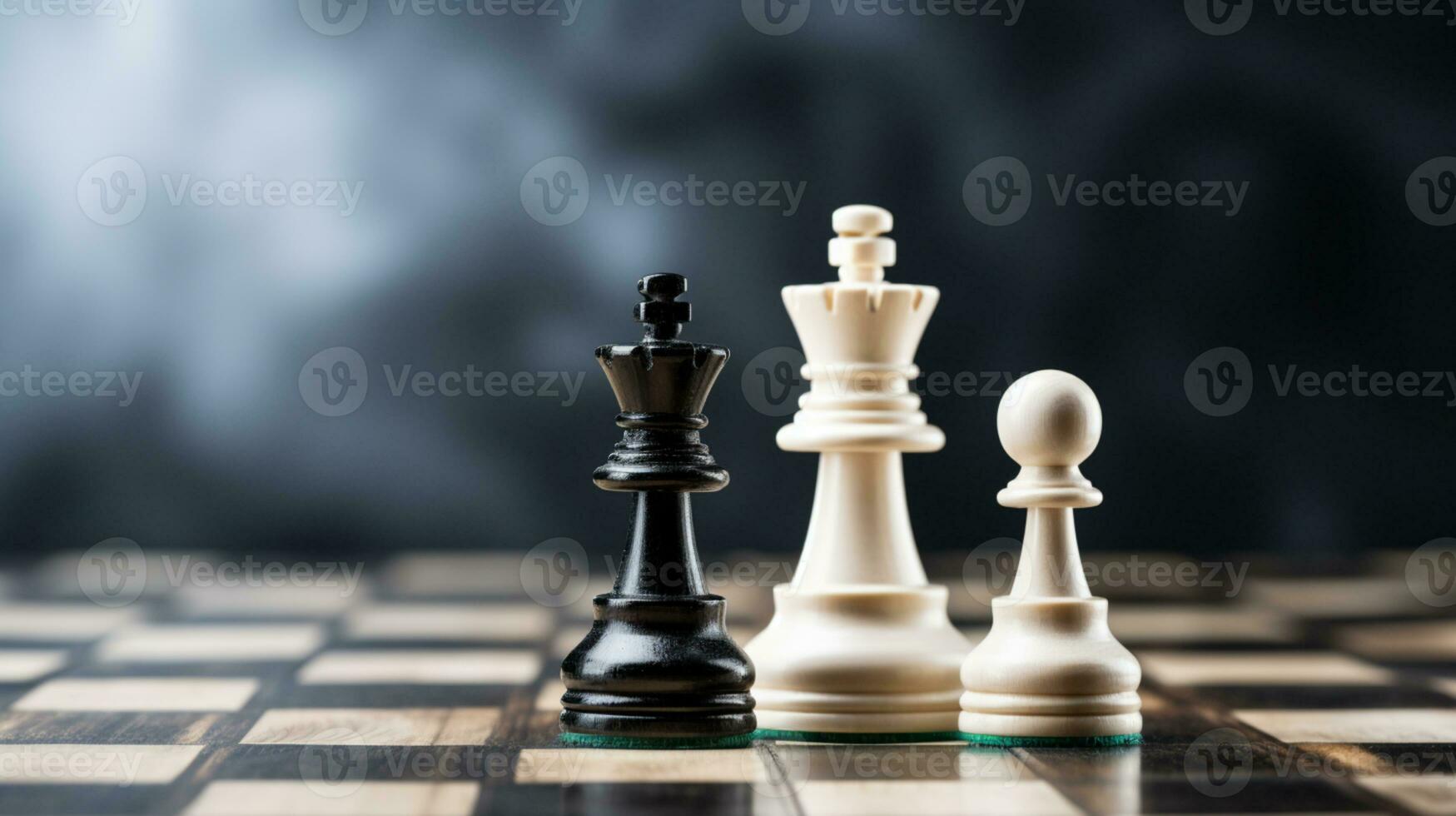 échecs Jeu utilisation stratégies à règles le conseil, décision fabrication correspondre, échecs pièce isolé sur arrière-plan, ai généré photo