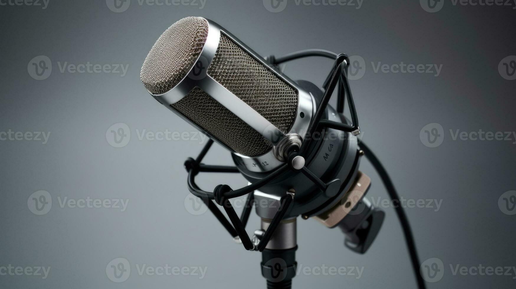 micro karaoké microphone sans fil bleu dent isolé sur blanc Contexte  21529832 Photo de stock chez Vecteezy