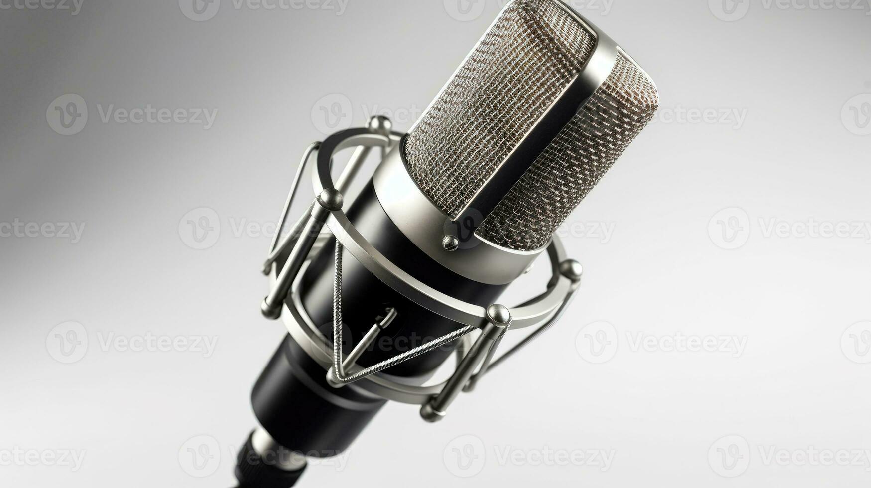 Photo de stock microphone à condensateur dans un studio 796585690