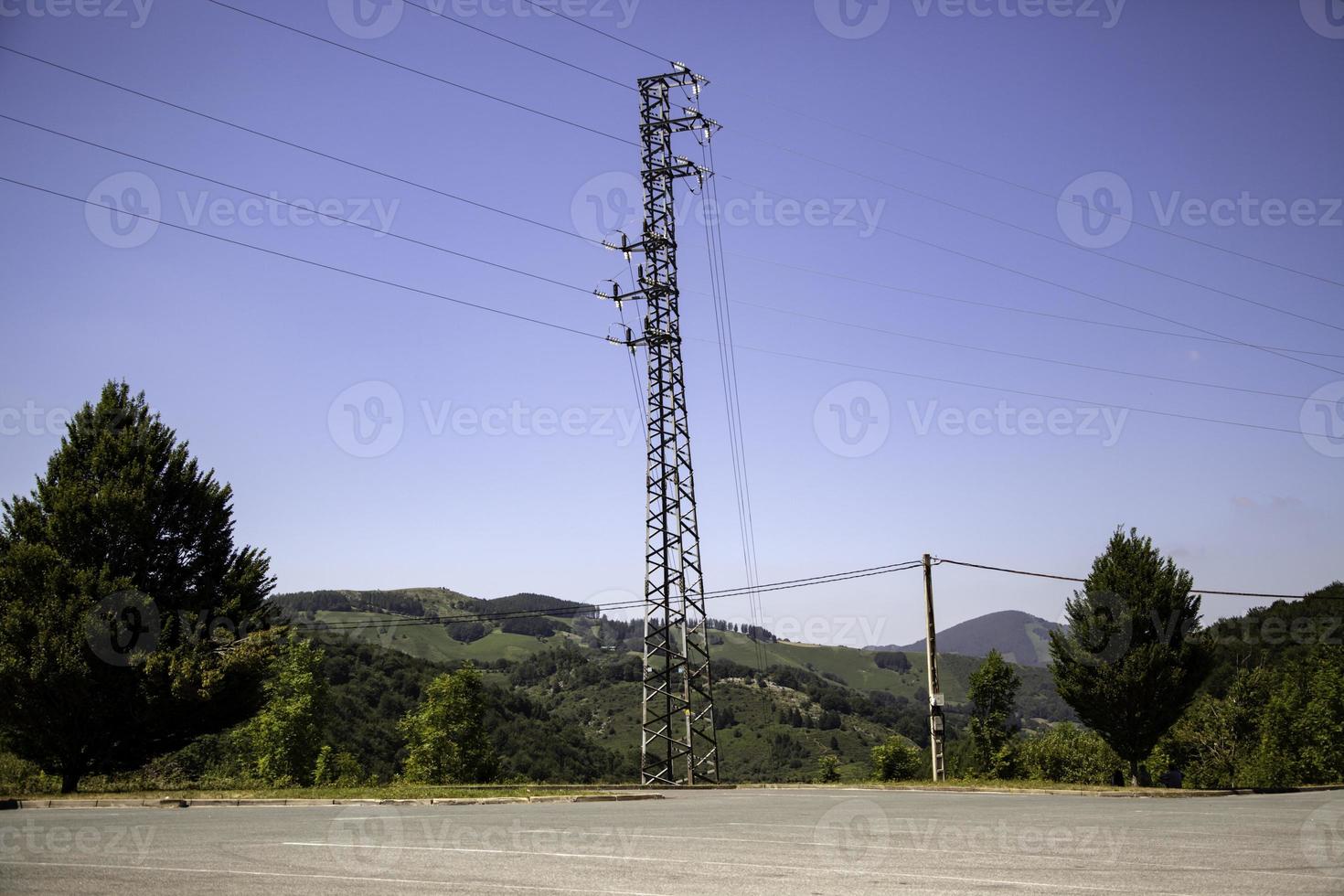 ciel de tour électrique photo