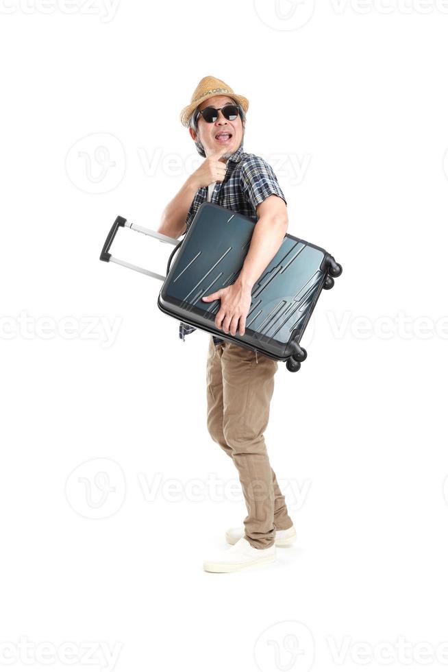 homme avec des bagages photo