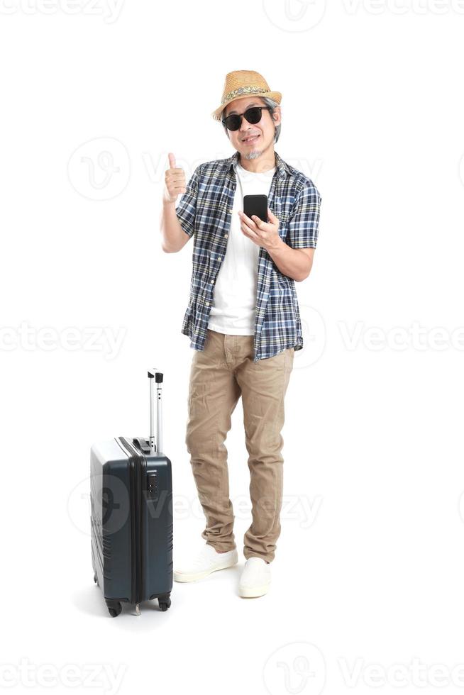 homme avec des bagages photo