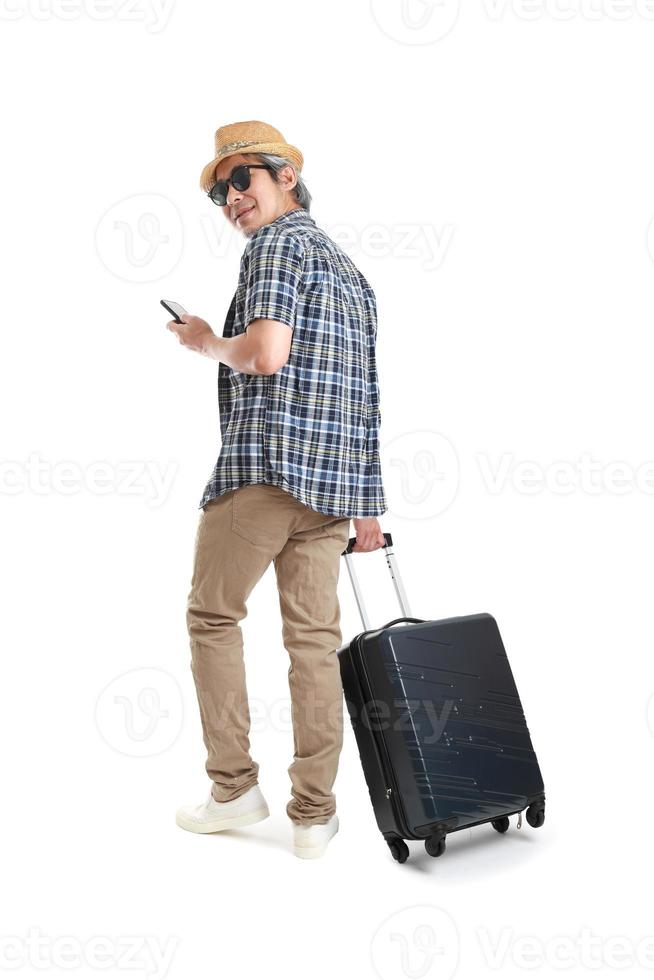 homme avec des bagages photo