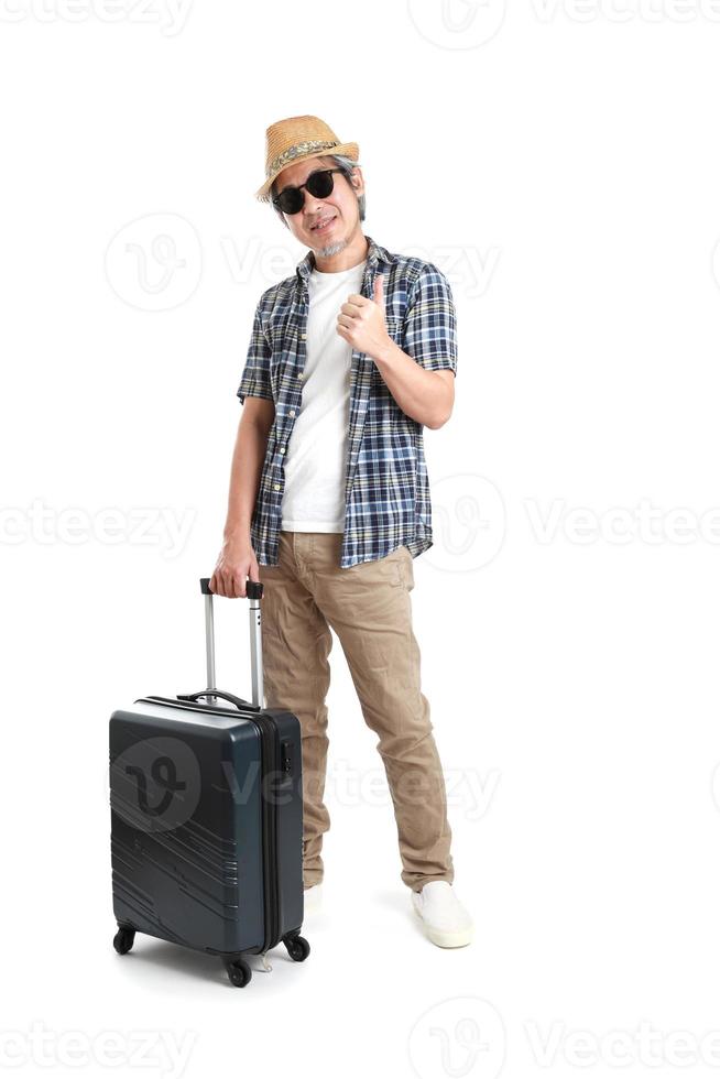 homme avec des bagages photo