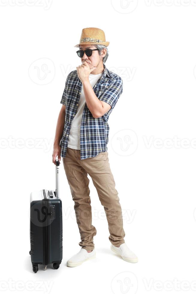 homme avec des bagages photo